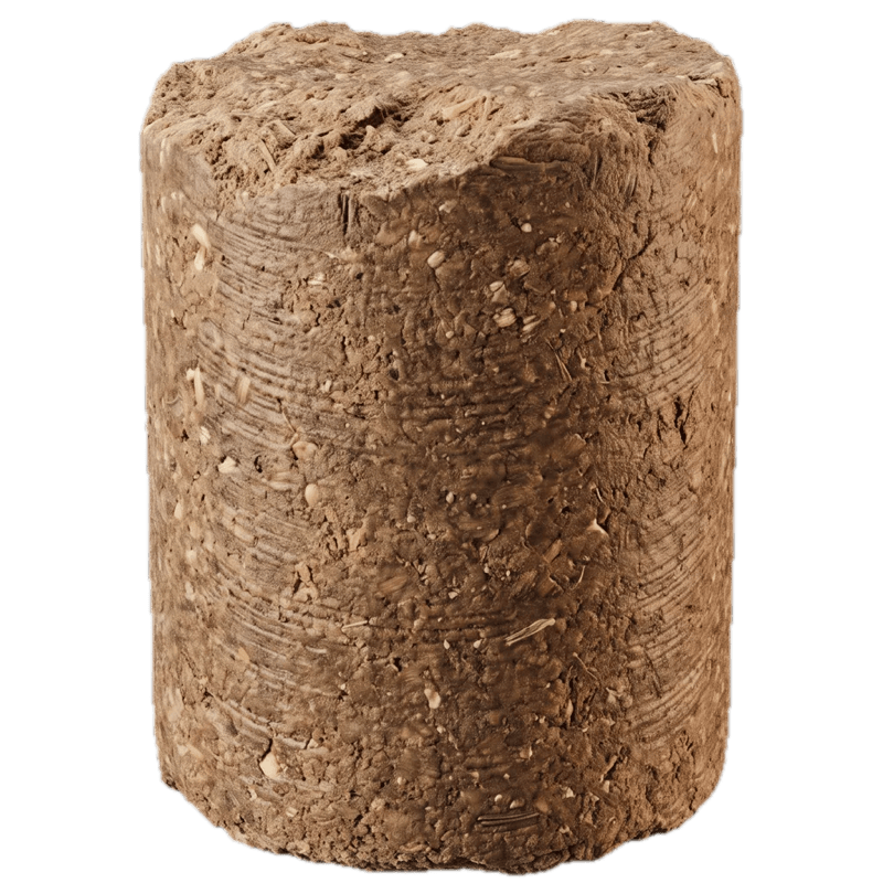 Protein pellet — macro detail